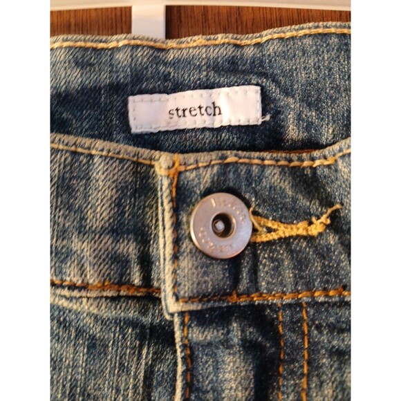 Liz & Co "Chelsea" Stretch Jeans Antique Wash BLUE JEANS Womens 16Reg Mid-Rise - Picture 6 of 16